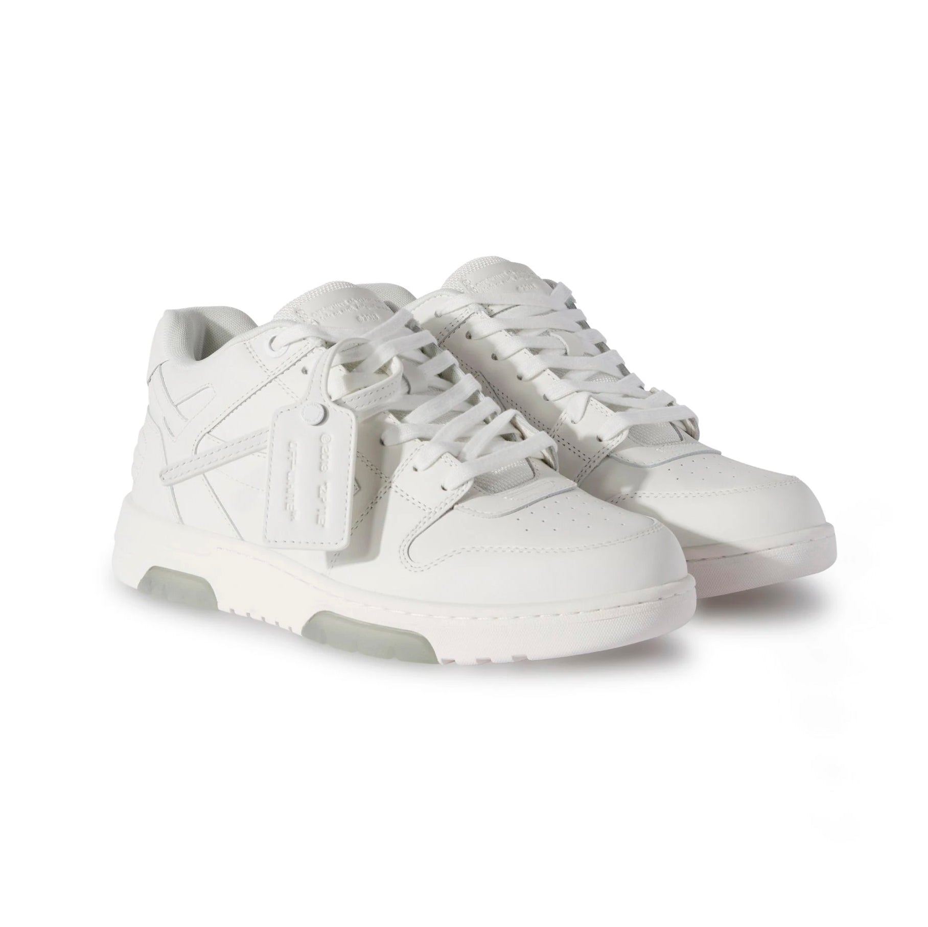 Off-White Out Of Office Sneakers in Pelle Bianche Uomo Eleganti