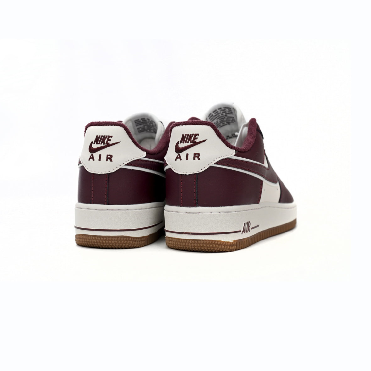 Nike Air Force 1 Low Bordeaux e Bianco College Pack