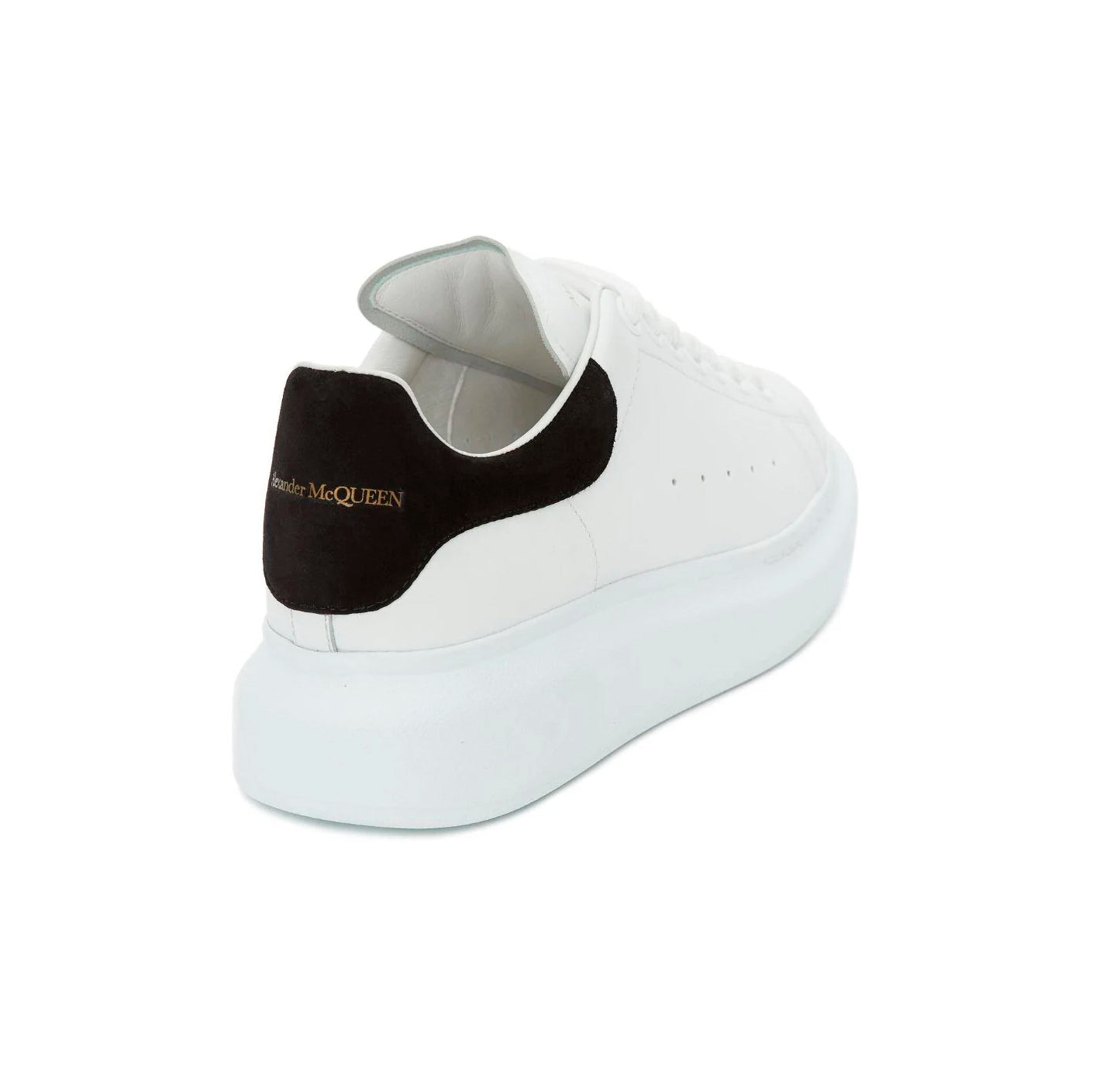 Alexander McQueen Sneakers Oversized Bianche con Dettaglio Nero